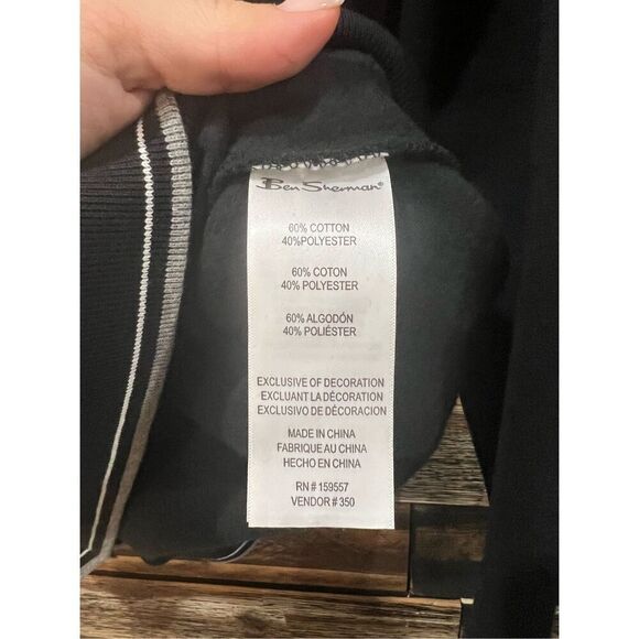 Ben Sherman NWT Mod Fleece Logo Hoodie sz M - Picture 6 of 7